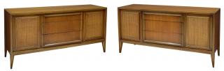 Appraisal: MID-CENTURY MODERN CREDENZAS lot of Mid-century modern credenzas by Century