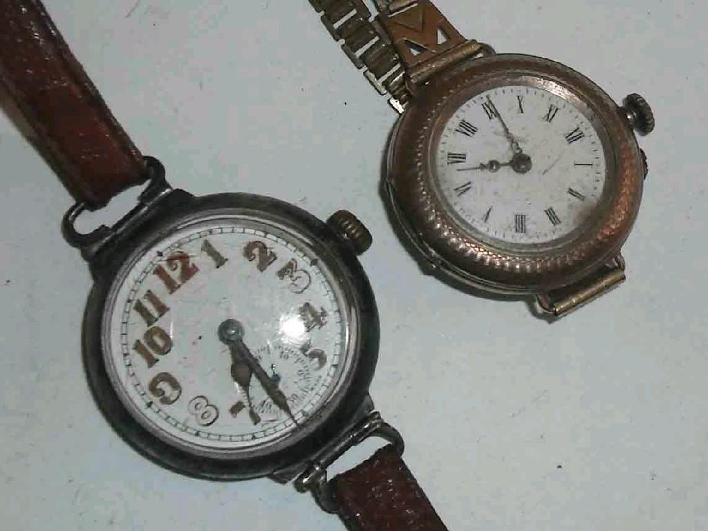 Appraisal: Marvin ct lady's wristwatch with a Rolex bracelet together with