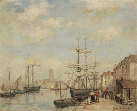 Appraisal: Pierre le Boeuff French Late th-Early th Century Trouville and