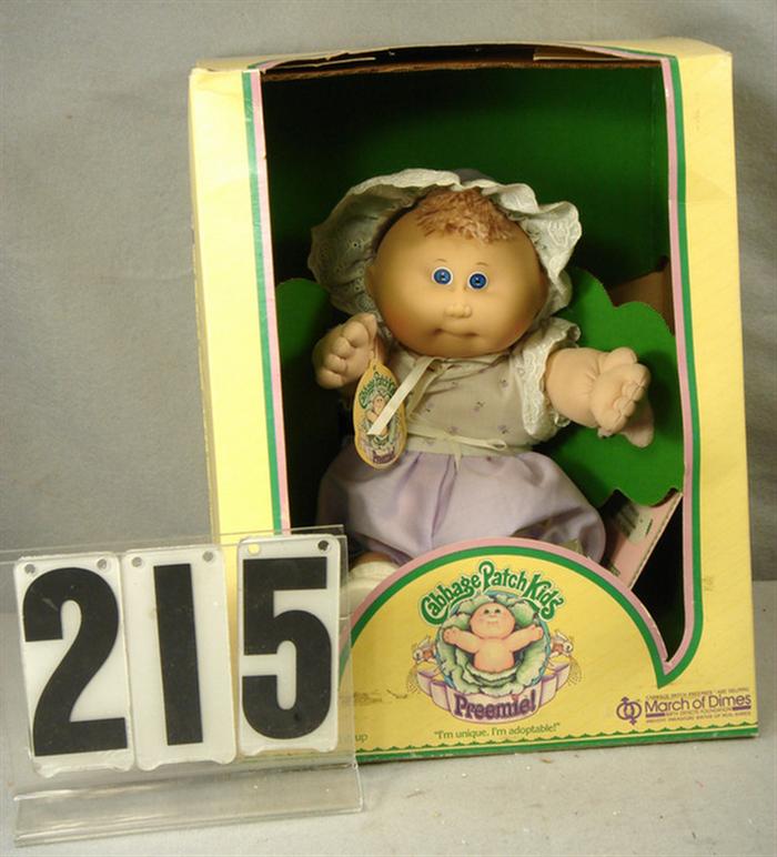 Appraisal: Cabbage Patch Kids Preemie Doll Mint in original box but