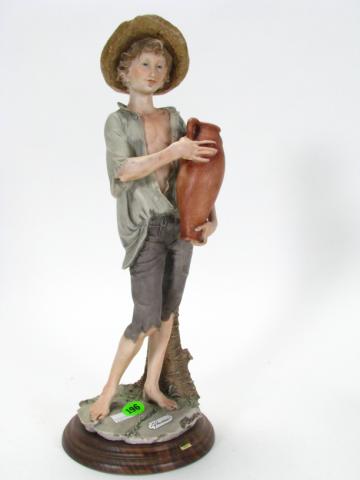 Appraisal: Giuseppe Armani Figure '' tall depicting a peasant boy with