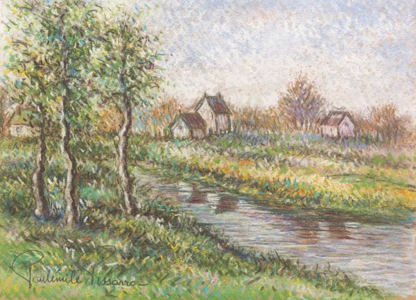 Appraisal: PAUL EMILE PISSARO FRENCH - x Pays d' t Pastel