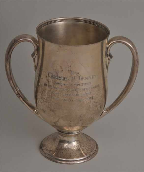 Appraisal: TIFFANY AND CO SILVER TWO-HANDLED CUP TO CHARLES H HENNEY