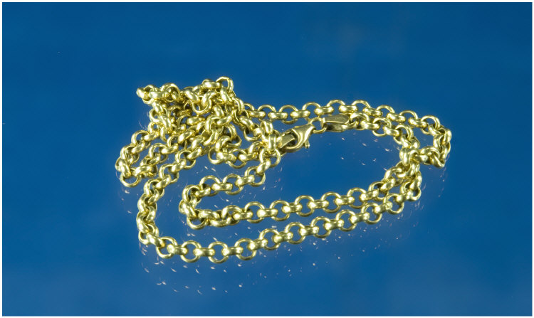 Appraisal: ct Gold Belcher Chain Length Inches Weight Grammes