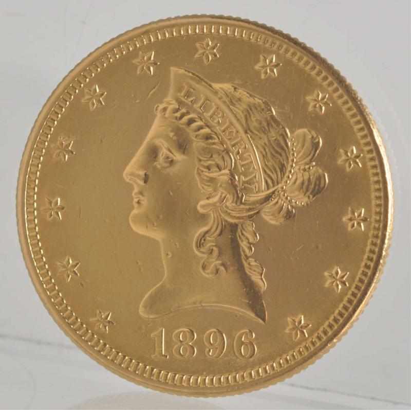 Appraisal: Gold Liberty Cleaned BU