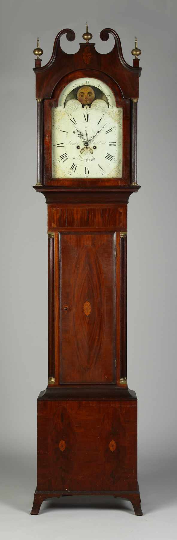 Appraisal: Fine Rare Lord Goddard Rutland VT Tall Case Clock Inlaid