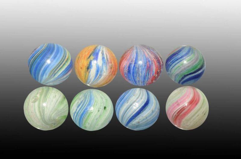 Appraisal: Lot of Onionskin Marbles Description Nice assortment Condition - Size