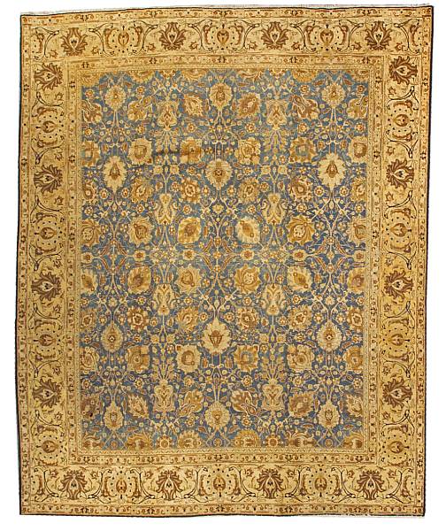 Appraisal: A Tabriz carpet Northwest Persia late th century size approximately