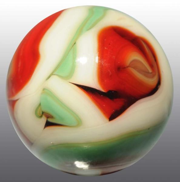 Appraisal: Christensen Agate Company Marble Description Mint green red and white