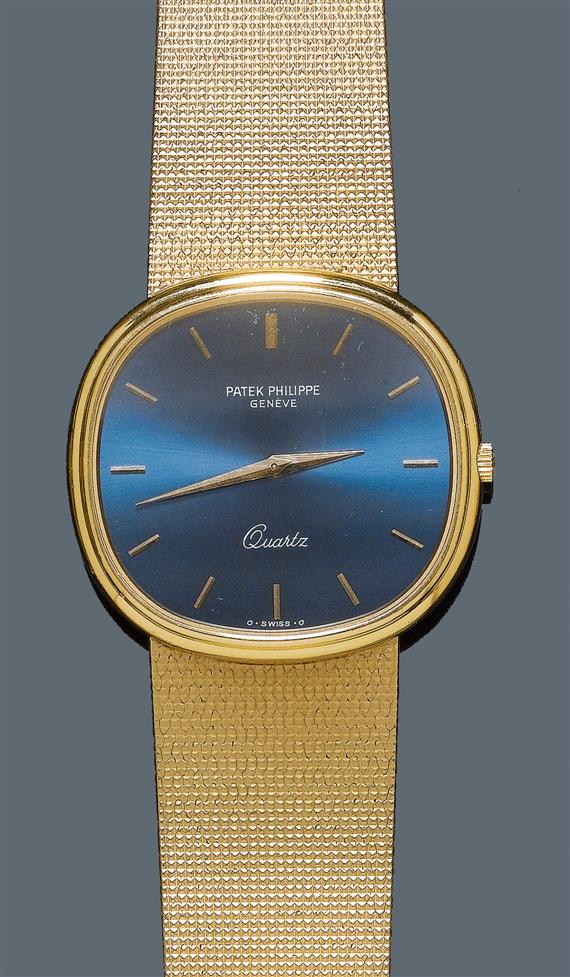 Appraisal: GENTLEMAN'S WRISTWATCH PATEK PHILIPPE ca Yellow gold Ref Very flat