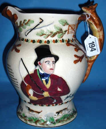 Appraisal: Crown Devon Fieldings Musical Hunting Jug John Peel height cm