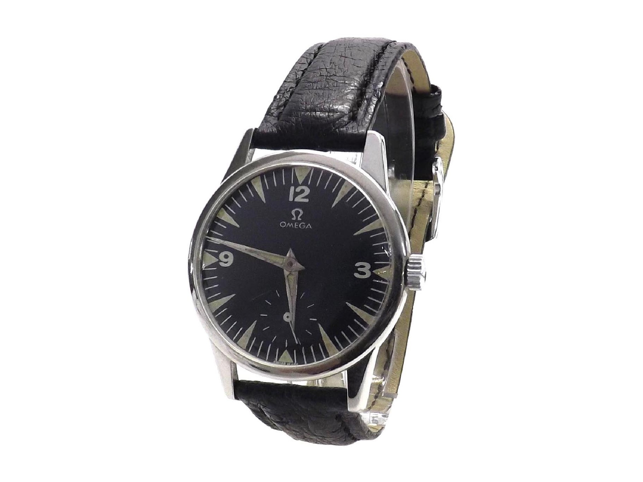 Appraisal: Omega stainless steel gentleman's wristwatch circa case ref - the