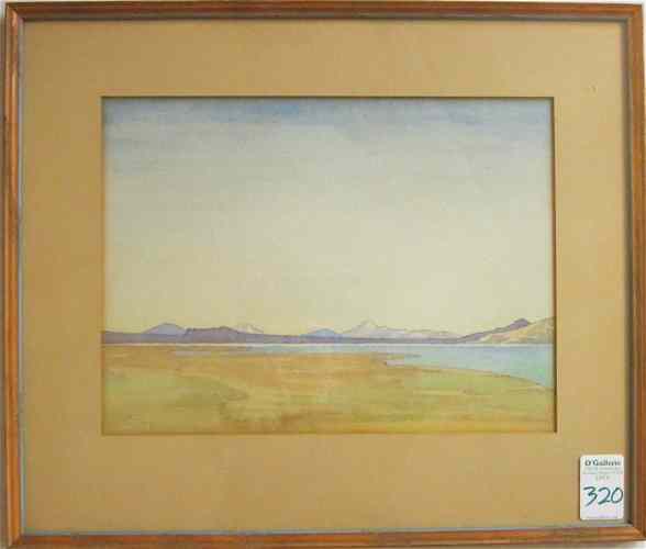 Appraisal: CARL SVAREN WATERCOLOR ON PAPER Portland Oregon - titled ''The