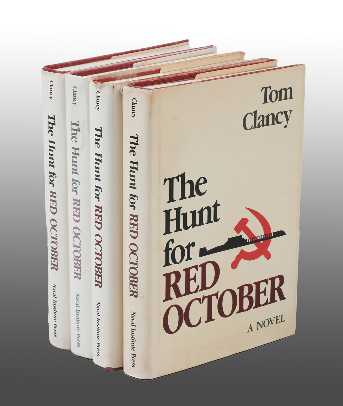 Appraisal: FIRST EDITION ''THE HUNT FOR RED OCTOBER'' BOOKS Four First