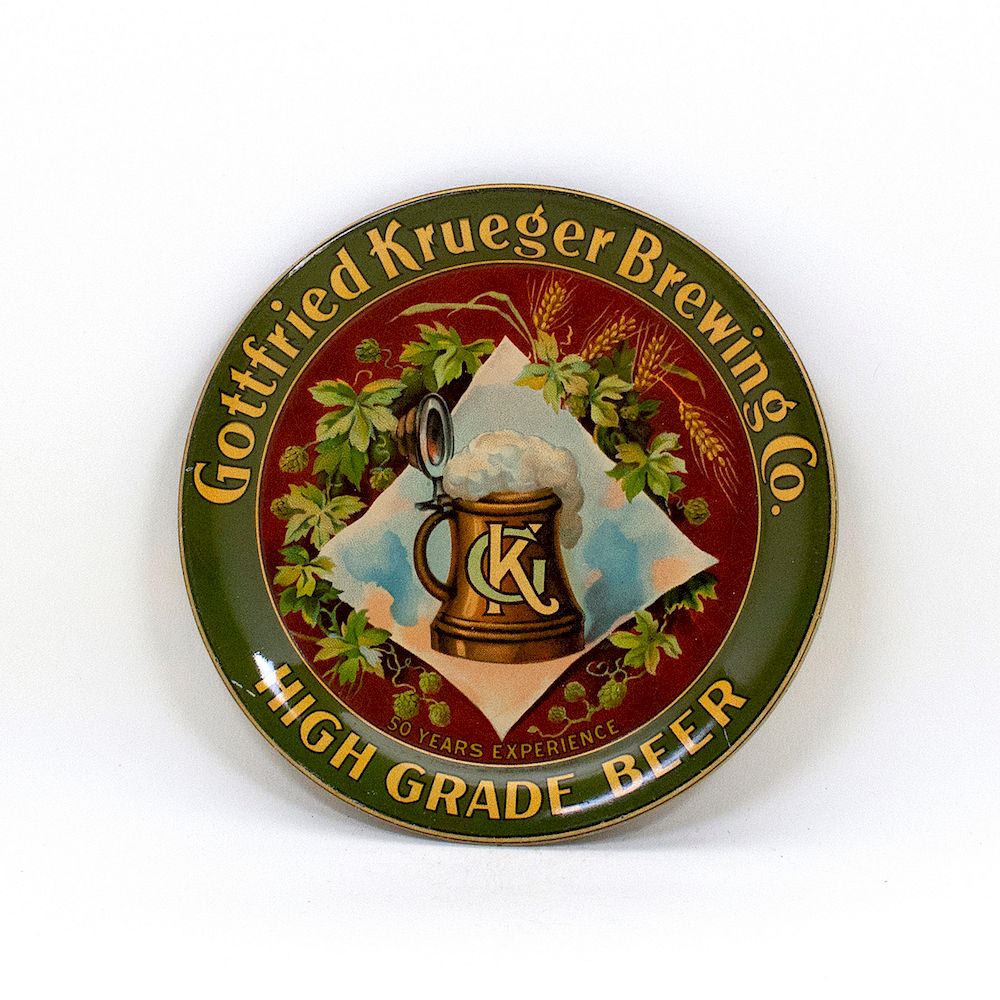 Appraisal: Gottfried Krueger High Grade Beer Tip Tray Reference n a