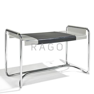 Appraisal: FABIO LENCI Desk Italy s Perspex leather chromed steel Unmarked