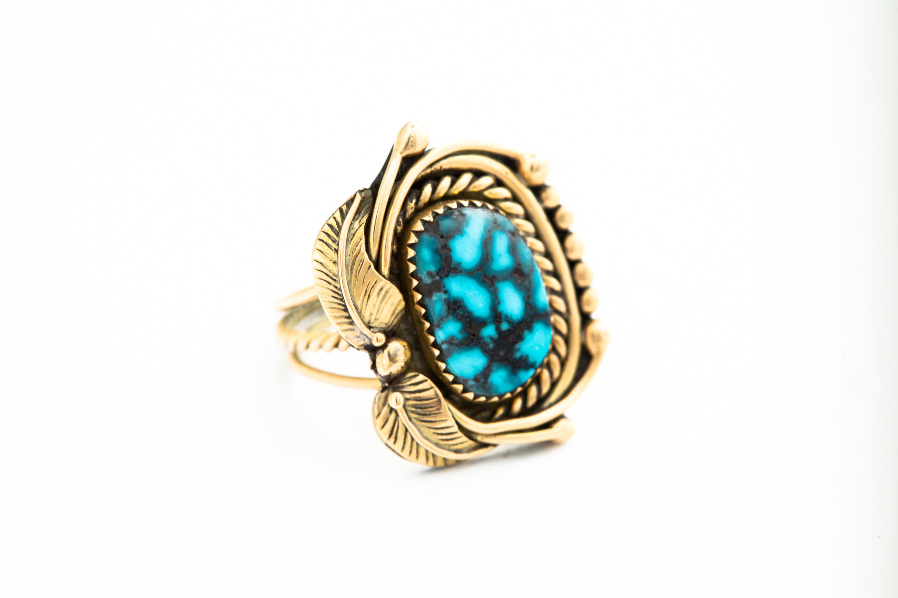 Appraisal: AMERICAN INDIAN LADIES' RING BY ANDY LEE KIRK NAVAJO -