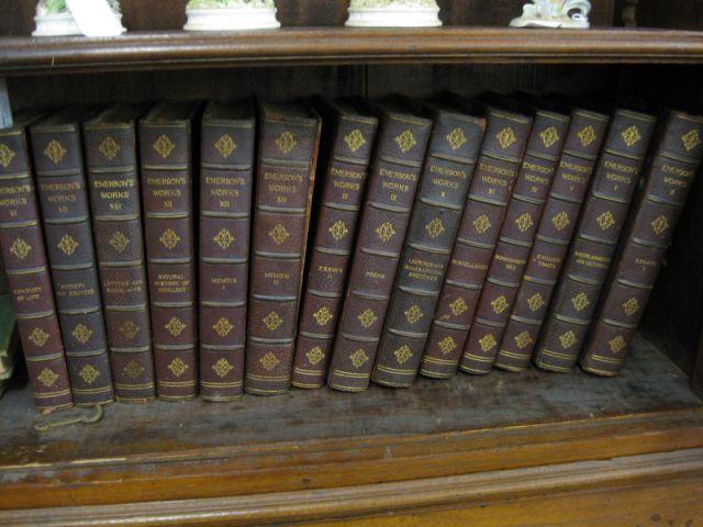 Appraisal: Volumes Emerson's Works plus - books on Chaucer