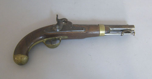 Appraisal: Model U S percussion pistol stamped US H Aston Middtn