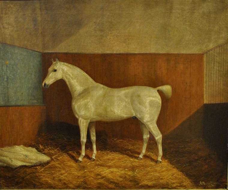 Appraisal: - Clark Albert United Kingdom - oil on canvas equine