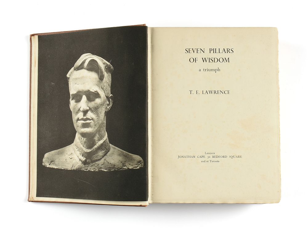 Appraisal: T E LAWRENCE British - SEVEN PILLARS OF WISDOM a