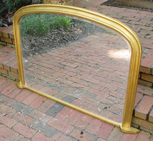 Appraisal: LOUIS PHILLIPE STYLE BUFFET OR DRESSER MIRROR Gilt wood frame