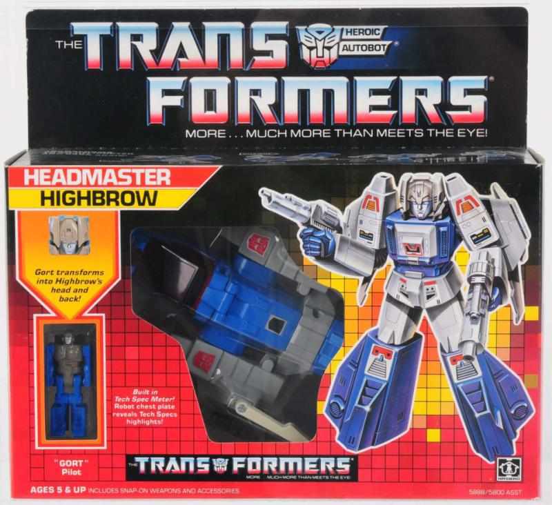 Appraisal: Transformers AFA Highbrow Hasbro AFA encased Transformers Highbrow in new