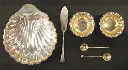 Appraisal: Two boxed English sterling silver presentational items various dates and