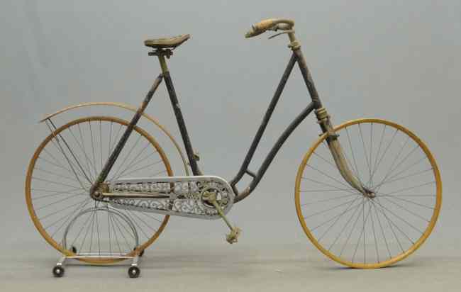 Appraisal: C Wolff American pneumatic bicycle made by R H Wolff