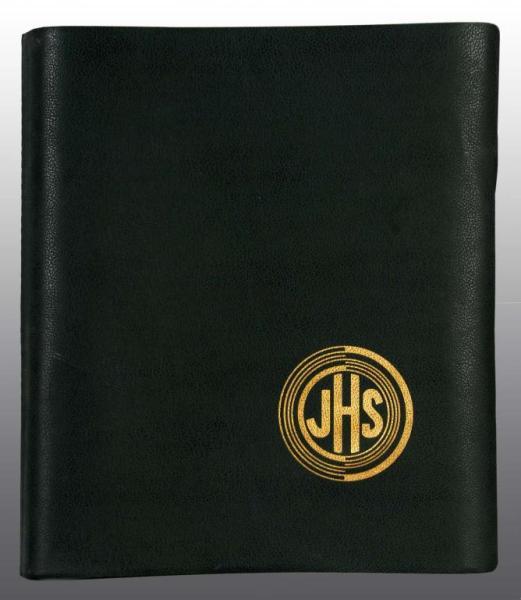 Appraisal: Large J Hungerford Smith Label Display Book Description Features over