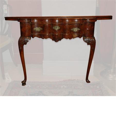 Appraisal: Dutch Rococo Style Walnut Console Estimate -