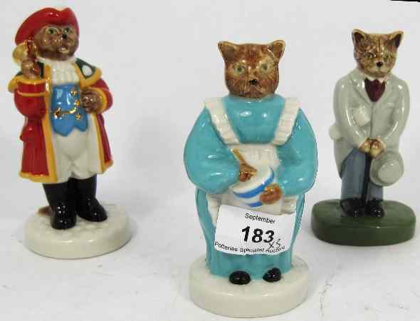 Appraisal: Wade figures City Gent Catkins Cook Catkins And Town Crier