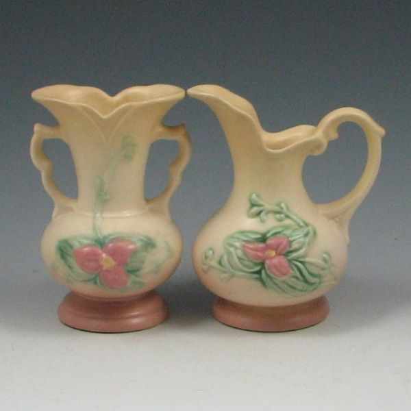 Appraisal: Hull Wildflower Vase and Ewer vase marked Hull Art USA