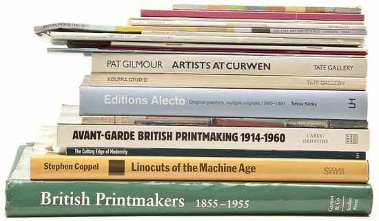 Appraisal: Various artists A collection a collection of books including Linocuts