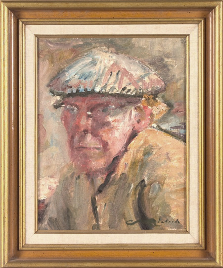 Appraisal: Charles Whitfield Richards American New Orleans - Self Portrait oil