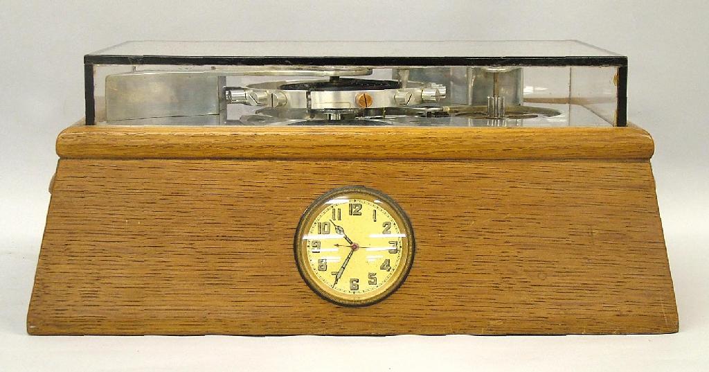 Appraisal: Interesting and probably unique scratch built fusee table clock made