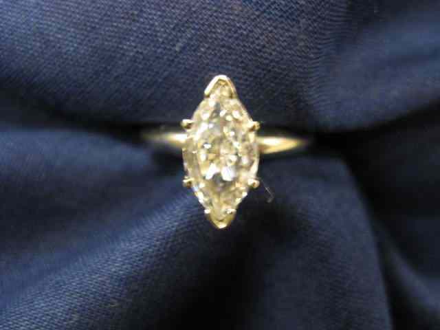 Appraisal: Diamond Solitaire Ring carat marquise diamond high grade VS- H