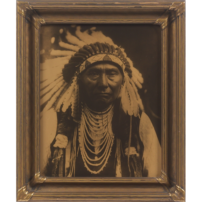 Appraisal: Edward Sheriff Curtis orotone Chief Joseph ndash Nez Perc eacute