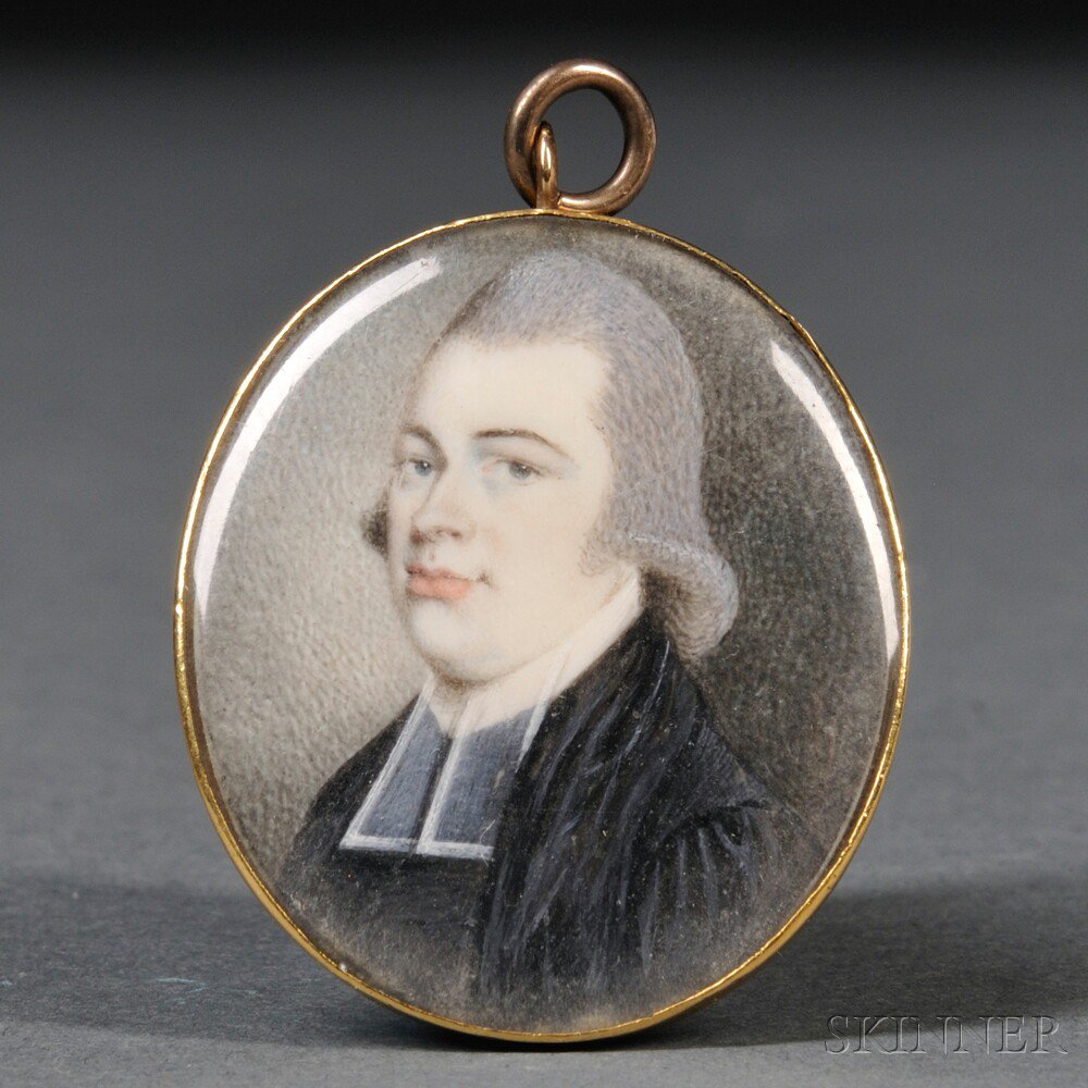 Appraisal: Possibly John Ramage New York - Portrait Miniature of a