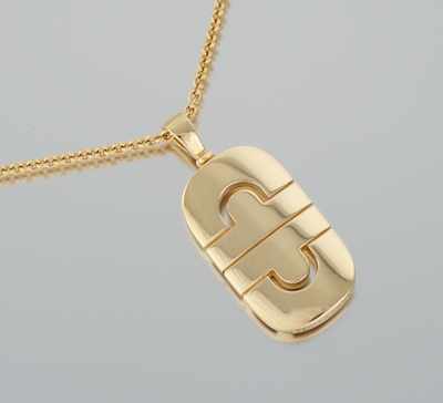 Appraisal: A Bulgari k Gold Necklace From Parentesi Collection k yellow