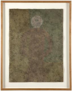 Appraisal: Rufino Tamayo ''Personaje en Gris Personage in Gray '' signed