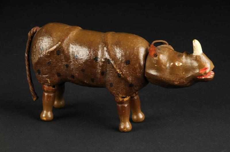 Appraisal: Schoenhut All Wood Rhino Description American Ca Part of the