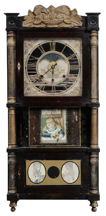 Appraisal: American Classical Parcel Gilt Clock case with label Patent Brass