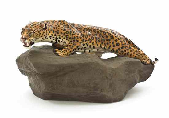 Appraisal: A Royal Doulton Porcelain Figure depicting a leopard striding across