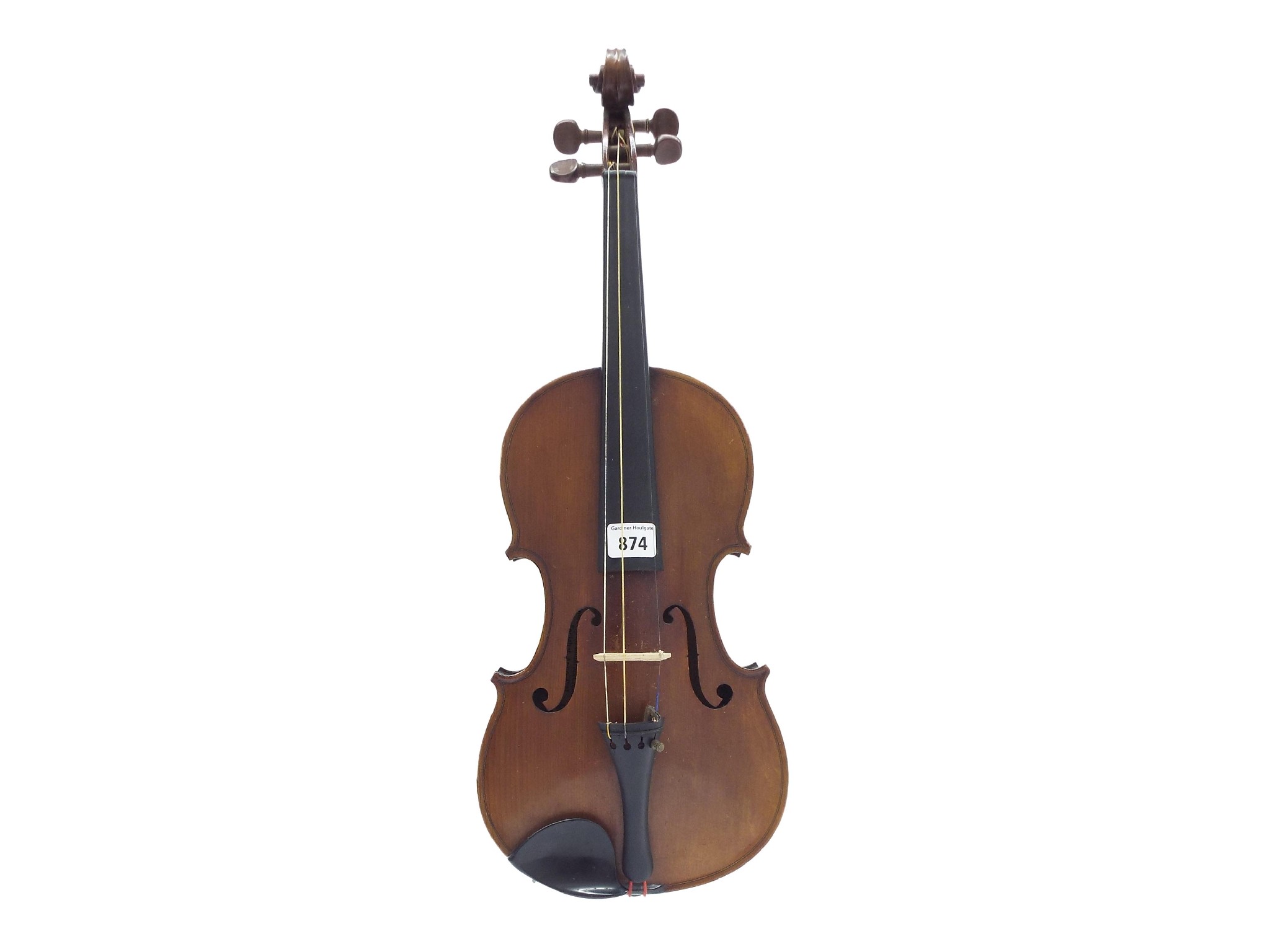 Appraisal: French Stradivarius copy violin circa cm