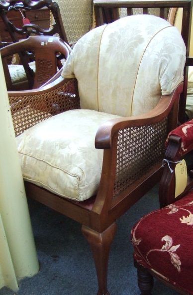 Appraisal: A th century armchair of mid th century design the