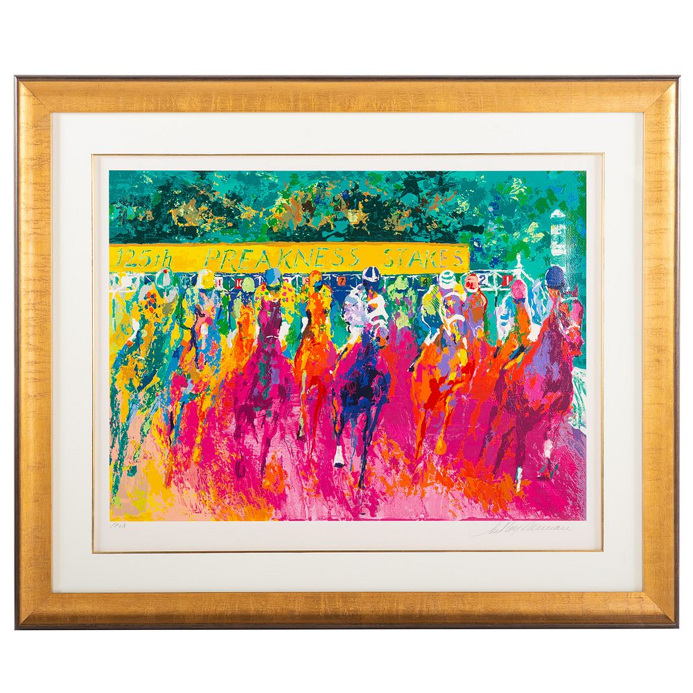 Appraisal: LeRoy Neiman th Preakness Stakes serigraph American - Serigraph in