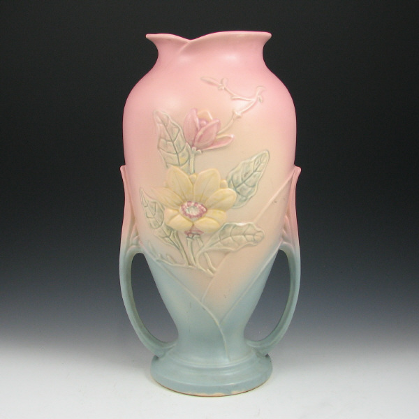 Appraisal: Hull Magnolia Matte - Floor Vase - Mint Magnolia Matte