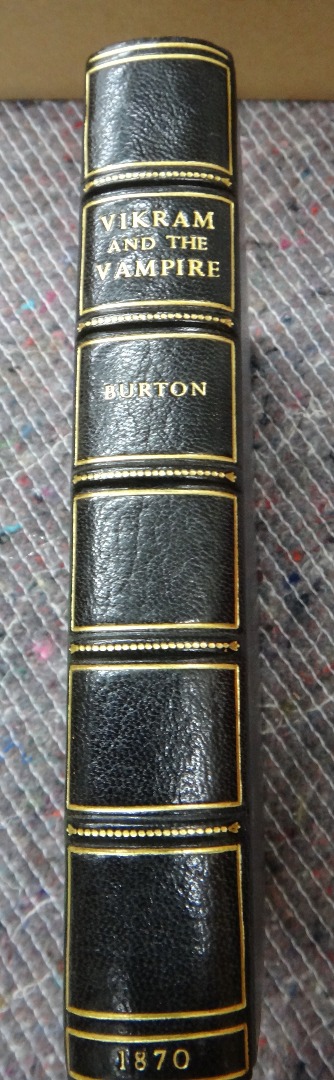 Appraisal: BURTON R F Vikram and the Vampire or Tales of