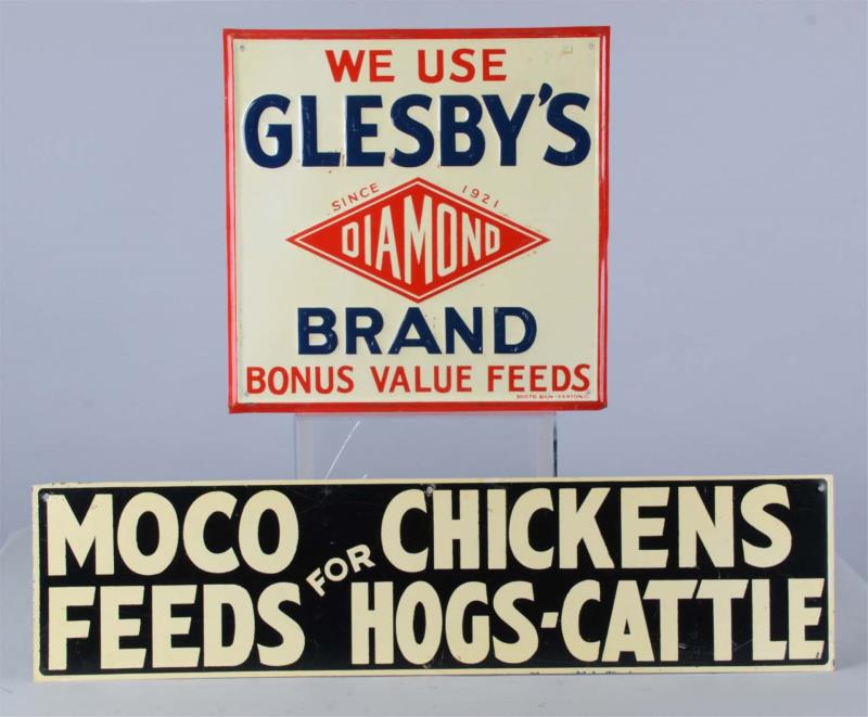 Appraisal: Lot Of Variety Of Feed And Farm Tin Signs These